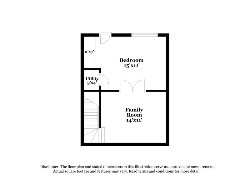 1,950/Mo, 540 Hillcrest Cross Rd Canton, GA 30115 Floor Plan View 2