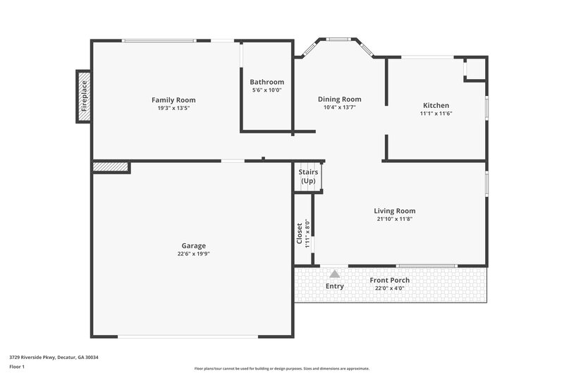 1,945/Mo, 3729 Riverside Pkwy Decatur, GA 30034 Floor Plan View