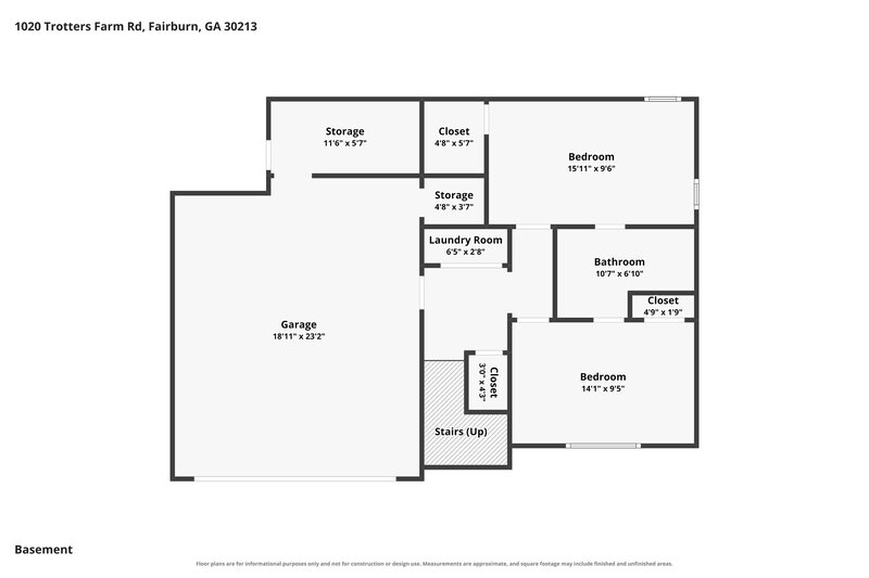 2,030/Mo, 1020 Trotters Farm Rd Fairburn, GA 30213 Floor Plan View 2