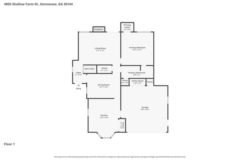 2,365/Mo, 4805 Shallow Farm Dr Kennesaw, GA 30144 Floorplan View 2