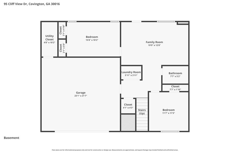 2,250/Mo, 95 Cliff View Dr Covington, GA 30016 Floor Plan View 2