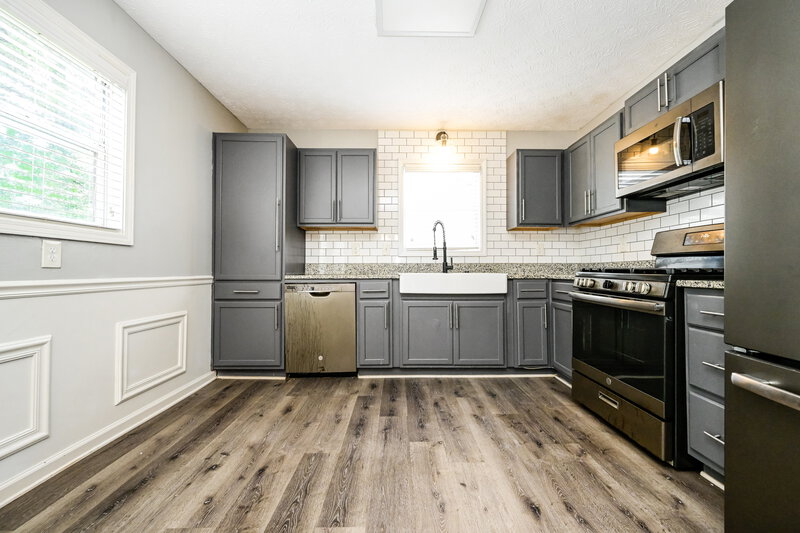 1,865/Mo, 2093 Phillips Rd Lithonia, GA 30058 Kitchen View 2