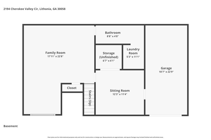 0/Mo, 2194 Cherokee Valley Cir Lithonia, GA 30058 Floor Plan View 2