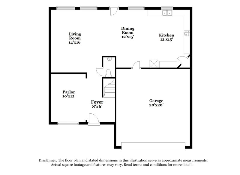 2,130/Mo, 4436 Luke Way Ellenwood, GA 30294 Floor Plan View