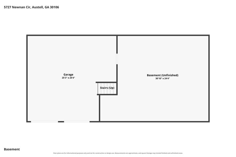 2,265/Mo, 5727 Newnan Cir Austell, GA 30106 Floor Plan View