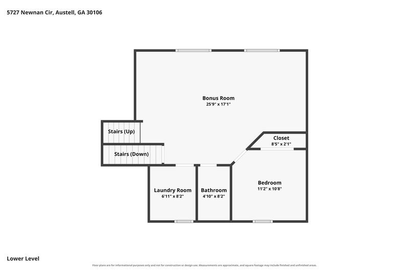 2,265/Mo, 5727 Newnan Cir Austell, GA 30106 Floor Plan View 4