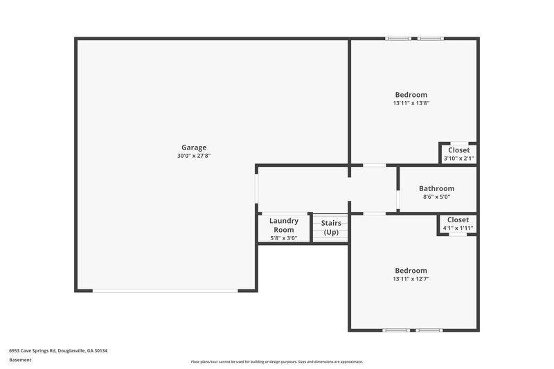 2,095/Mo, 6953 Cave Springs Rd Douglasville, GA 30134 Floor Plan View 2