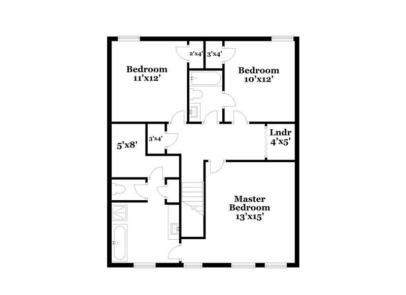 2,110/Mo, 3908 Shenfield Drive Union City, GA 30291 Floor Plan View 2
