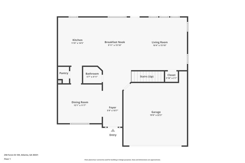 2,675/Mo, 258 Faron Dr Atlanta, GA 30331 Floor Plan View