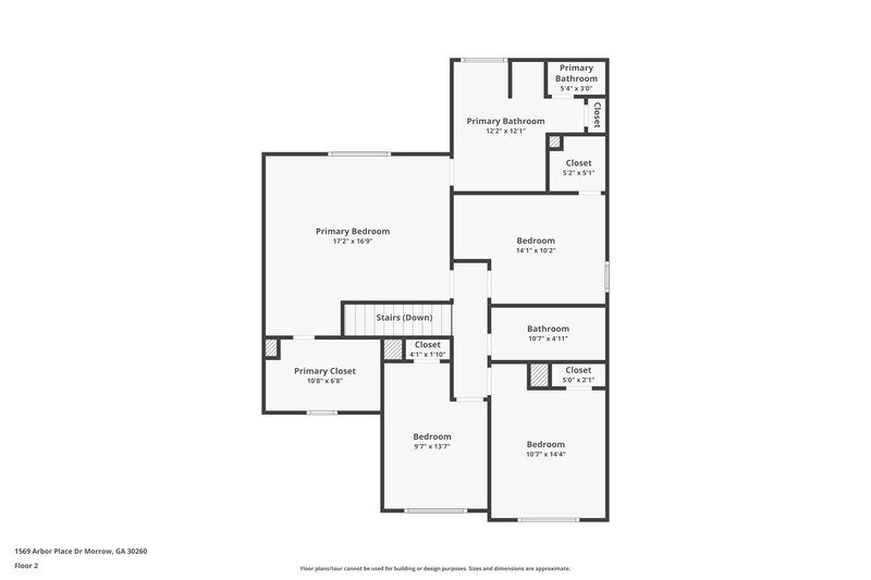 3,570/Mo, 1569 Arbor Place Dr Morrow, GA 30260 Floorplan View 2