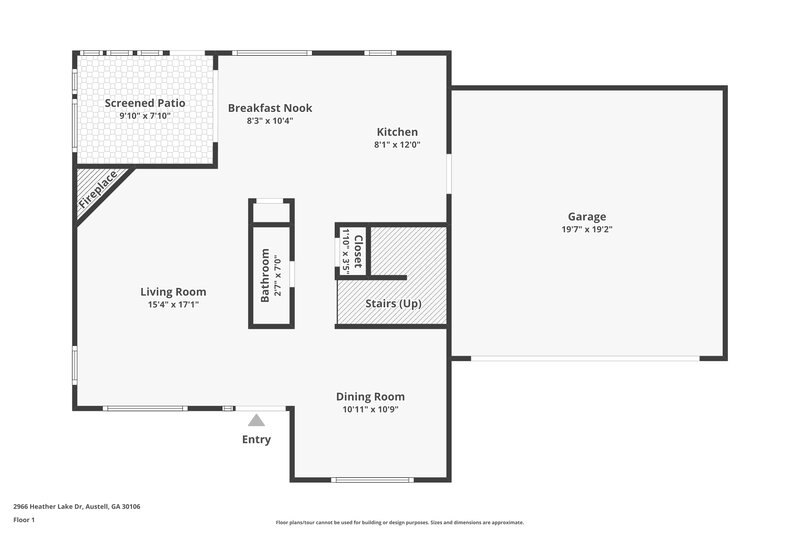 2,280/Mo, 2966 Heather Lake Drive Austell, GA 30106 Floor Plan View