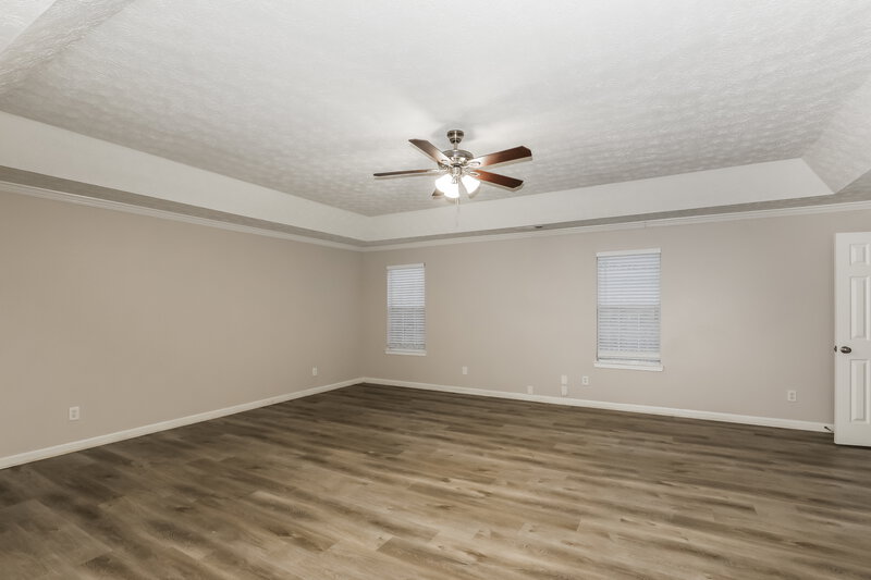 2,275/Mo, 4053 Rockmill Cv Ellenwood, GA 30294 Main Bedroom View