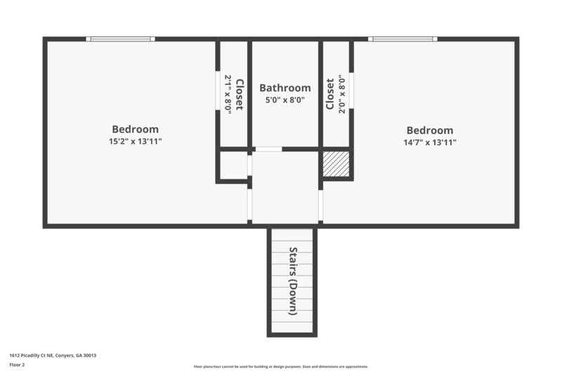 1,815/Mo, 1612 Picadilly Ct NE Conyers, GA 30013 Floorplan View 2