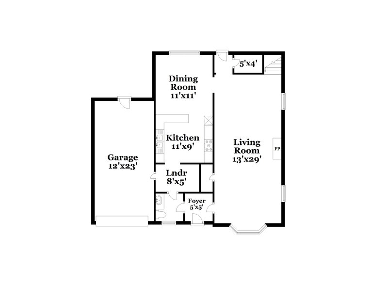 2,270/Mo, 5897 Brookside Dr SE Mableton, GA 30126 Floor Plan View