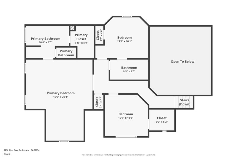 2,210/Mo, 2756 River Tree Dr Decatur, GA 30034 Floor Plan View