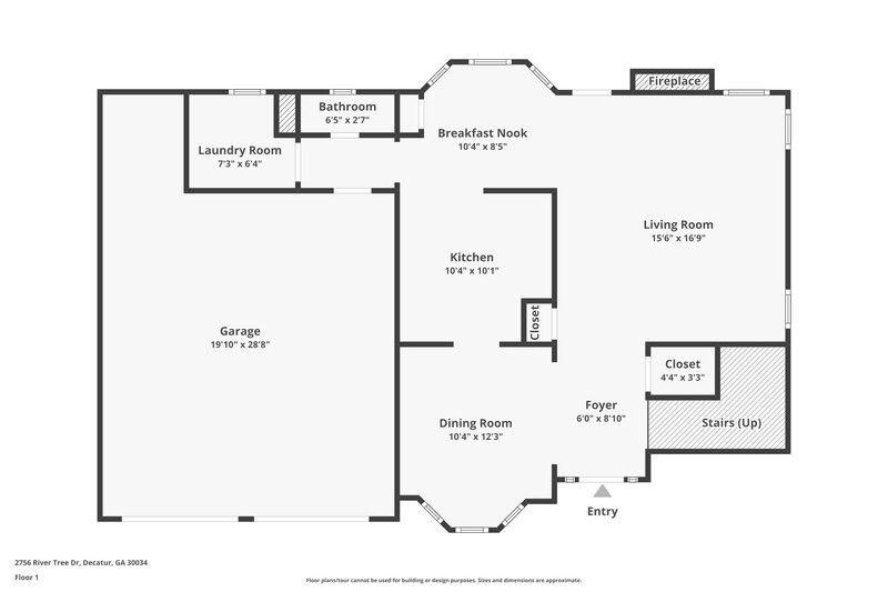 2,210/Mo, 2756 River Tree Dr Decatur, GA 30034 Floor Plan View 2