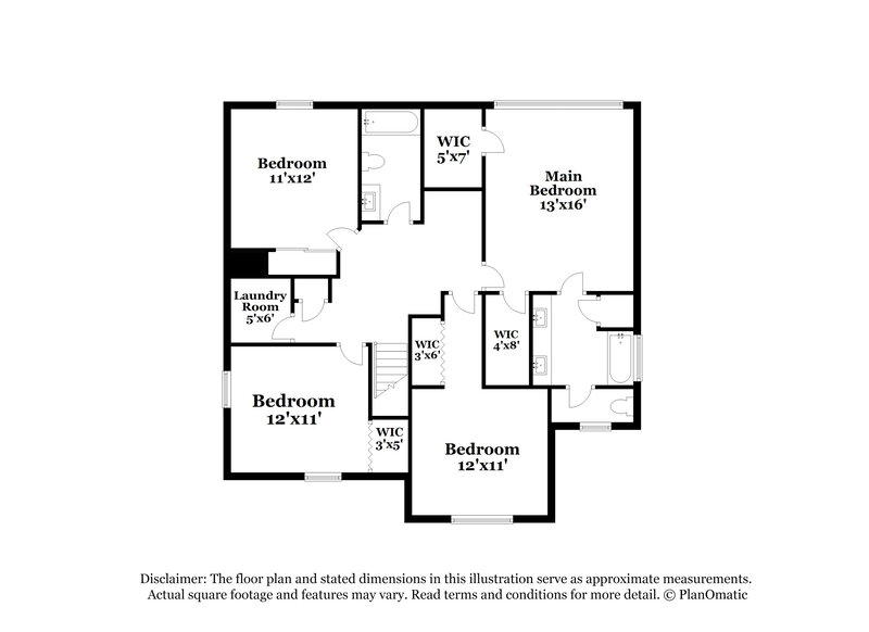 2,205/Mo, 3061 Sable Run Rd Atlanta, GA 30349 Floor Plan View 2