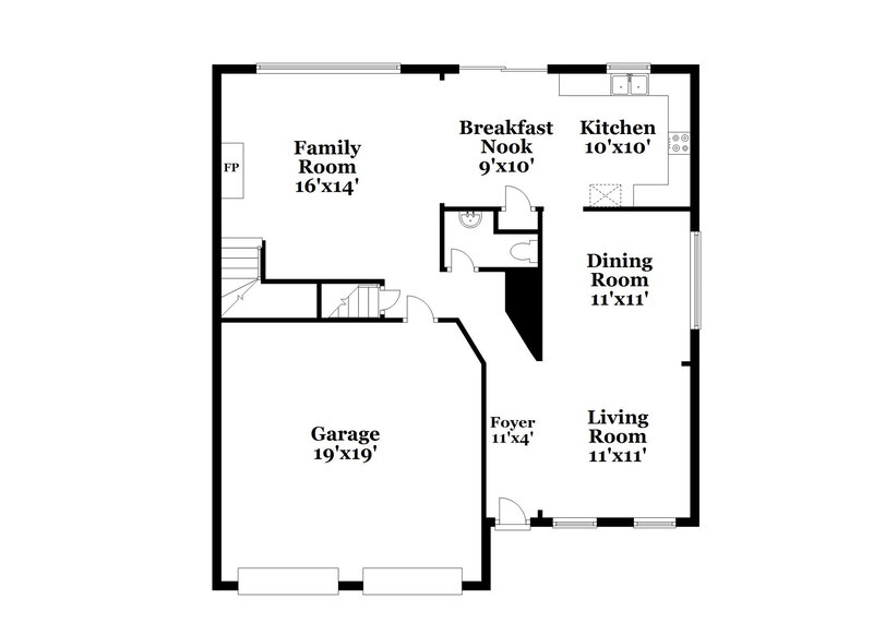 2,440/Mo, 7038 Hillcrest Chase Ln Austell, GA 30168 Floorplan View