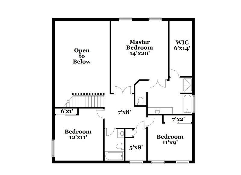 2,440/Mo, 7038 Hillcrest Chase Ln Austell, GA 30168 Floorplan View 2