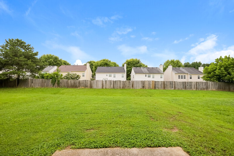 2,055/Mo, 4353 Grant Forest Cir Ellenwood, GA 30294 Backyard View