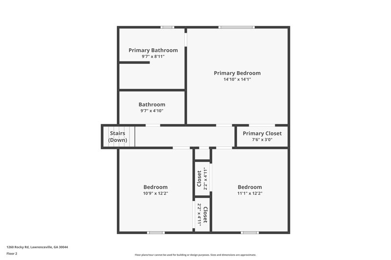 2,055/Mo, 1260 Rocky Rd Lawrenceville, GA 30044 Floor Plan View 2