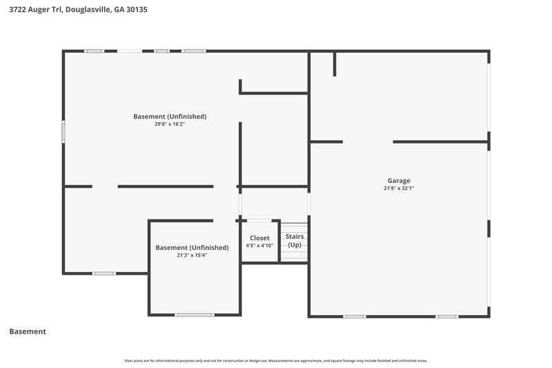 2,165/Mo, 3722 Auger Trl Douglasville, GA 30135 Floor Plan View 2