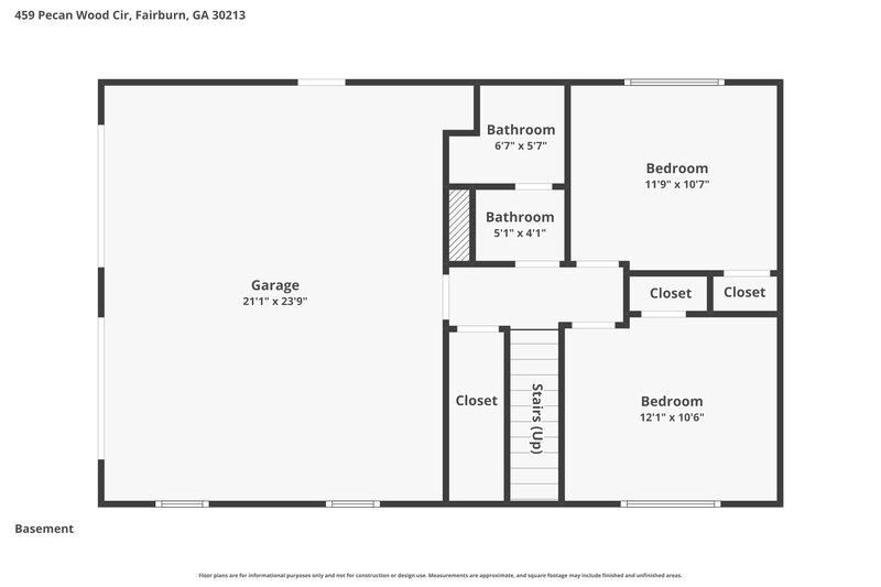 2,635/Mo, 459 Pecan Wood Cir Fairburn, GA 30213 Floor Plan View