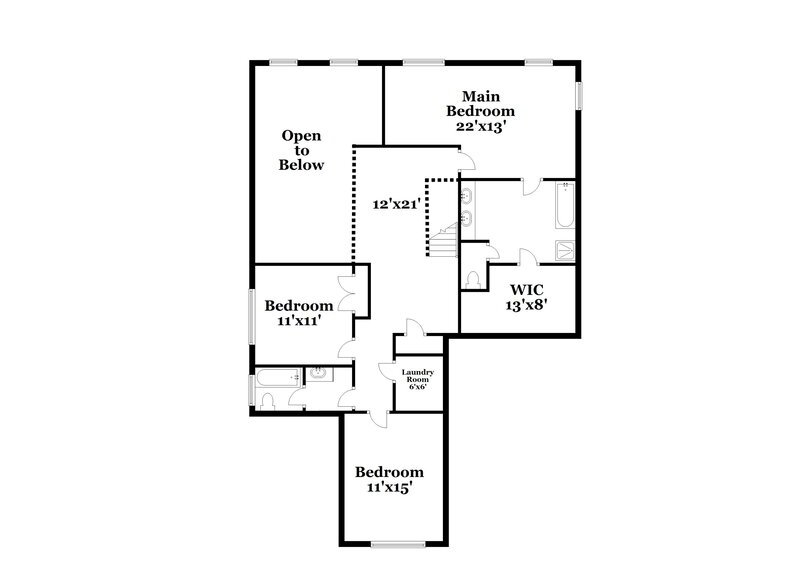 2,565/Mo, 3505 Creekview Dr Union City, GA 30291 Floor Plan View 2