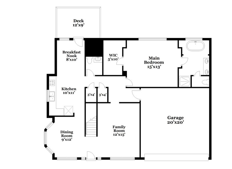 2,020/Mo, 2759 Jerome Rd Atlanta, GA 30349 Floor Plan View
