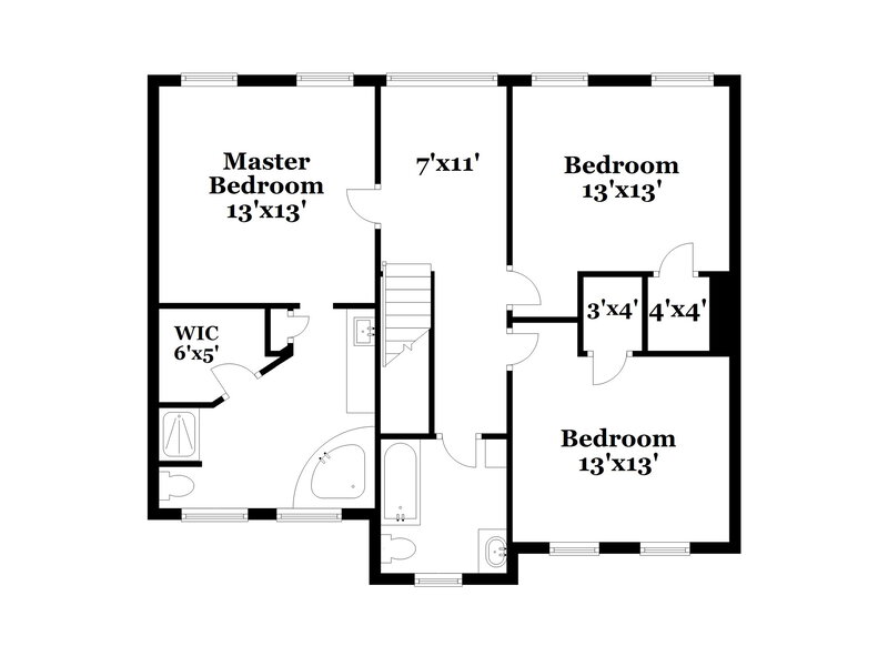 2,860/Mo, 2595 Waterfall Ct Ellenwood, GA 30294 Floor Plan View 2