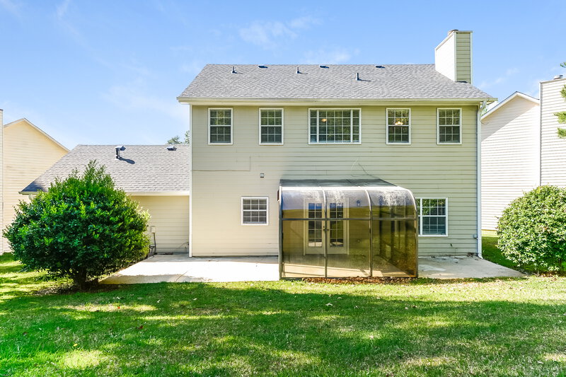 2,860/Mo, 2595 Waterfall Ct Ellenwood, GA 30294 Rear View