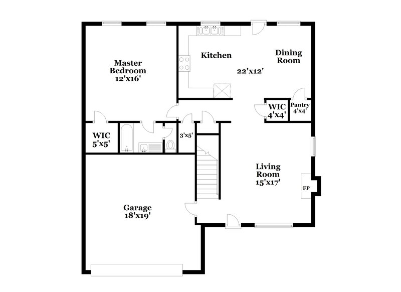 2,475/Mo, 525 Hillcrest Cross Rd Canton, GA 30115 Floor Plan View
