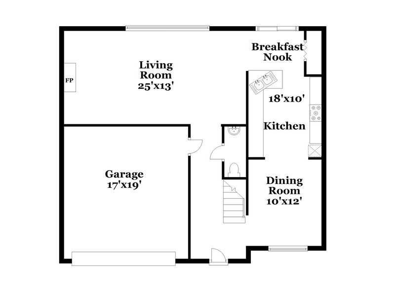 3,220/Mo, 7222 Silver Mine Pass Austell, GA 30168 Floor Plan View