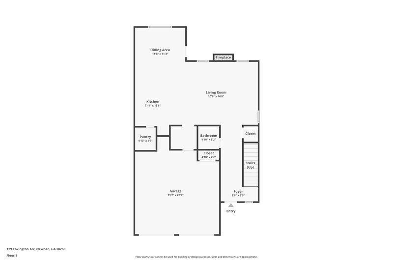 2,195/Mo, 129 Covington Ter Newnan, GA 30263 Floor Plan View