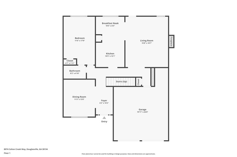 0/Mo, 8074 Colton Creek Way Douglasville, GA 30134 Floor Plan View