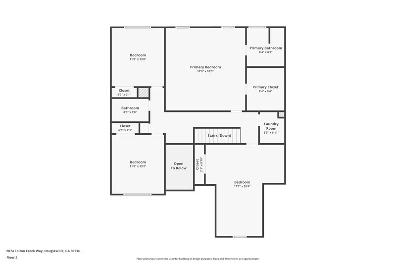 0/Mo, 8074 Colton Creek Way Douglasville, GA 30134 Floor Plan View 2