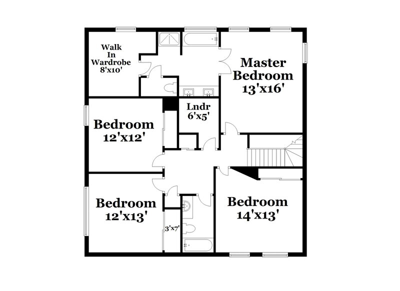2,230/Mo, 3582 Aberdeen Way Douglasville, GA 30135 Floor Plan View 2