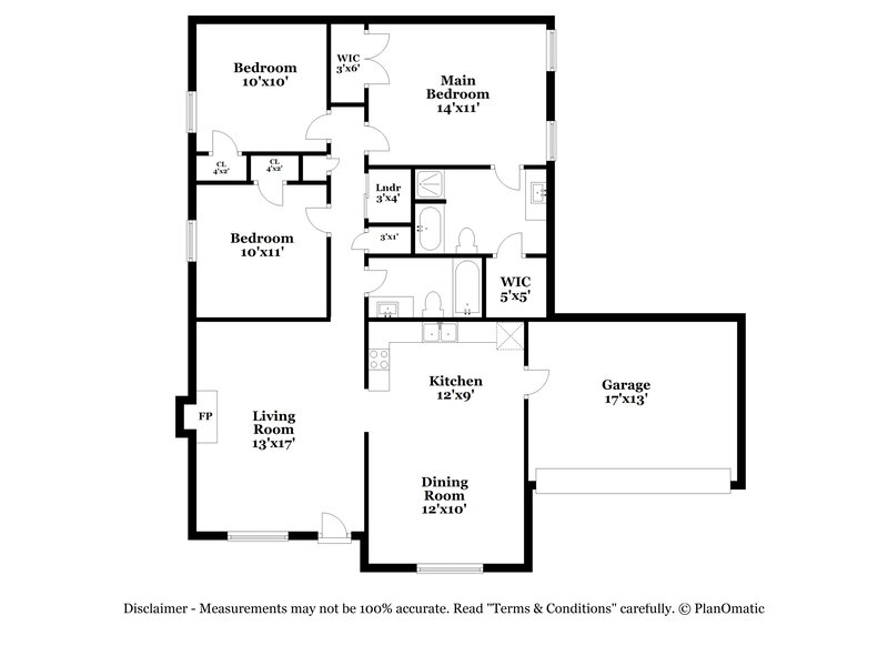 1,975/Mo, 306 Mary Alice Dr Winder, GA 30680 Floor Plan View