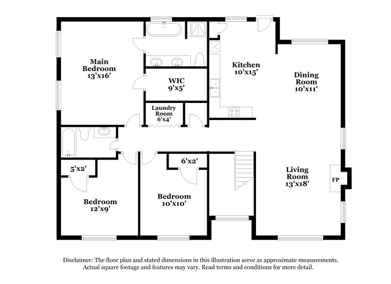 2,505/Mo, 9385 Eagles Landing Dr Gainesville, GA 30506 Floorplan View