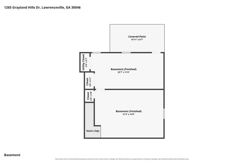 2,450/Mo, 1265 Grayland Hills Dr Lawrenceville, GA 30046 Floor Plan View 3