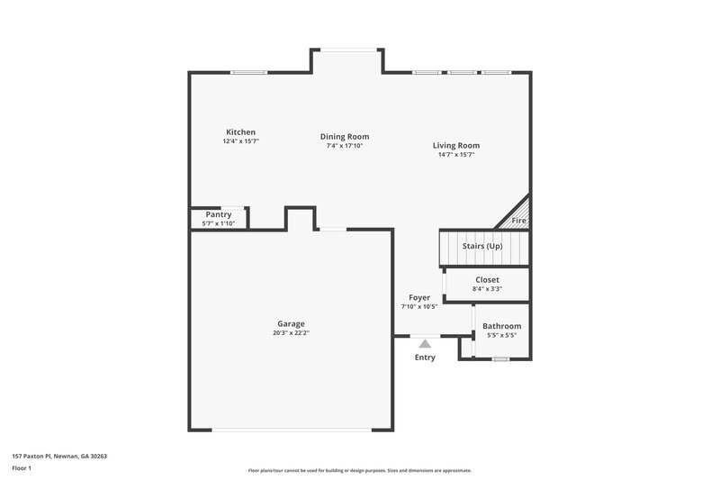 1,990/Mo, 157 Paxton Pl Newnan, GA 30263 Floor Plan View