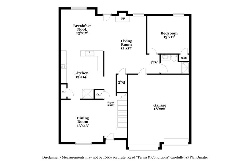 2,650/Mo, 5418 Stirrup Way Powder Springs, GA 30127 Floorplan View