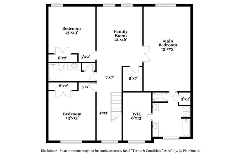 2,650/Mo, 5418 Stirrup Way Powder Springs, GA 30127 Floorplan View 2