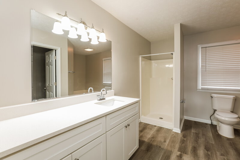 2,380/Mo, 9704 Squirrel Wood Run Douglasville, GA 30135 Main Bathroom View 2