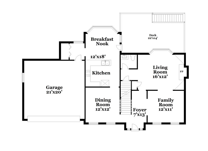 2,360/Mo, 7 Brook Ridge Way Newnan, GA 30263 Floor Plan View