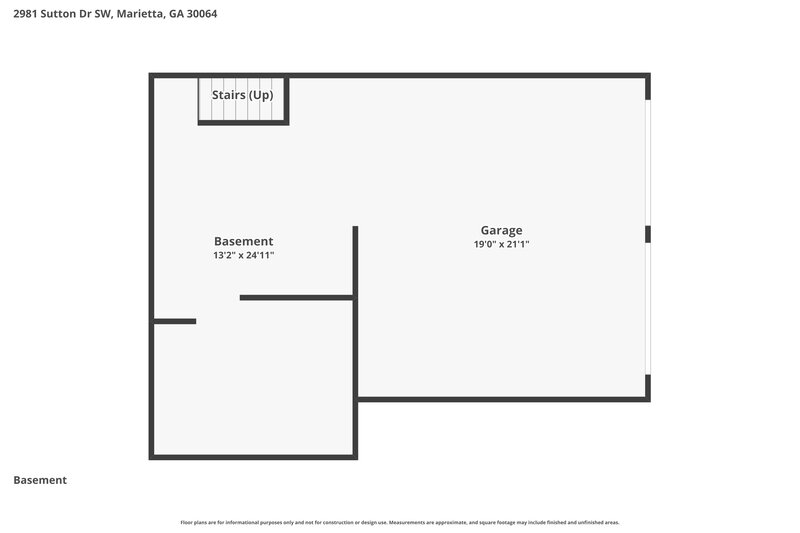 2,690/Mo, 2981 Sutton Dr SW Marietta, GA 30064 Floor Plan View