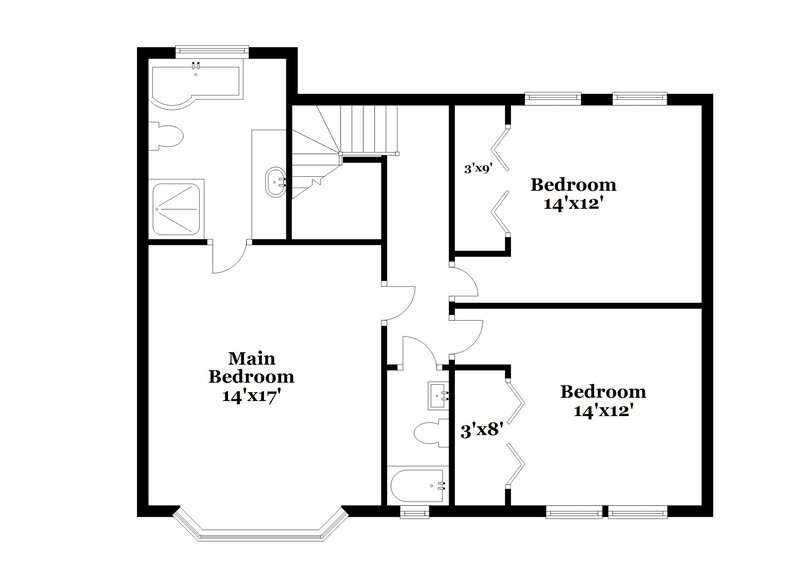 2,580/Mo, 2981 Sutton Dr SW Marietta, GA 30064 Floor Plan View 2
