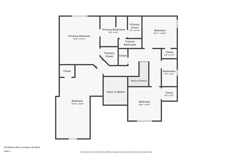 1,970/Mo, 375 Wisteria Blvd Covington, GA 30016 Floor Plan View 2