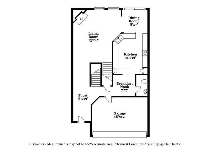 2,500/Mo, 461 Pondweed Dr Lawrenceville, GA 30045 Floor Plan View 2