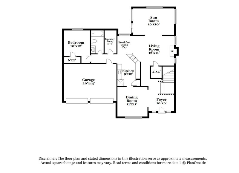 2,400/Mo, 1535 Brooks Pointe Ct Lawrenceville, GA 30045 Floorplan View